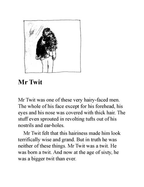 蠢特夫妇 02 Mr Twit -- 绘本听读宝在线台词全文