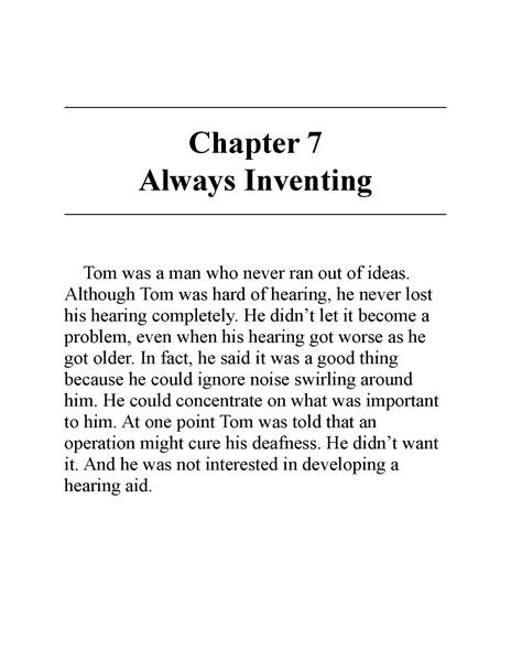9 Who Was Thomas Alva Edison 8 Chapter 7 Always Inventing -- 绘本听读宝在线台词全文