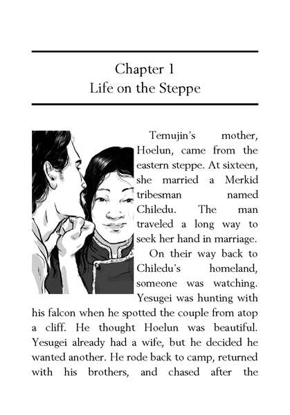 43 Who Was Genghis Khan 2 Life on the Steppe -- 绘本听读宝在线台词全文