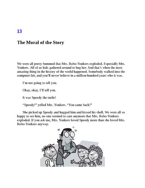 18 Mrs. Yonkers is Bonkers! 13 Ch13-The Moral of the Story -- 绘本听读宝在线台词全文