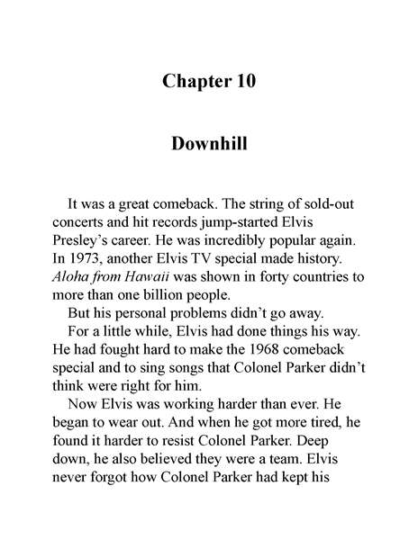 15 Who Was Elvis Presley 11 Chapter 10 Downhill -- 绘本听读宝在线台词全文