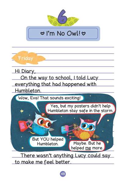 8 Eva and the Lost Pony 6 I'm No Owl! -- 绘本听读宝在线台词全文