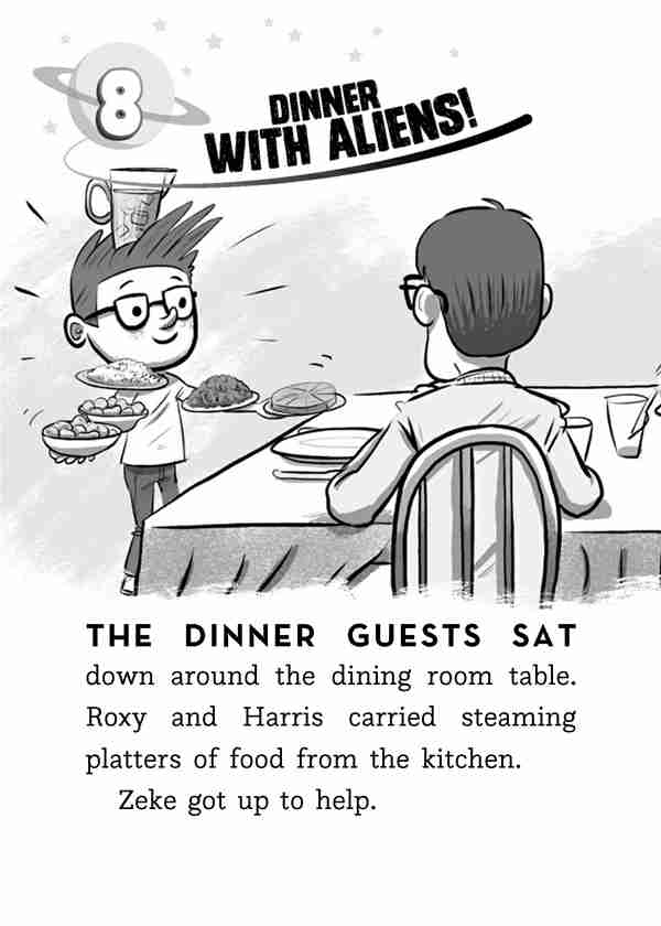 2 Aliens for Dinner 8 Dinner with Aliens! -- 绘本听读宝在线台词全文