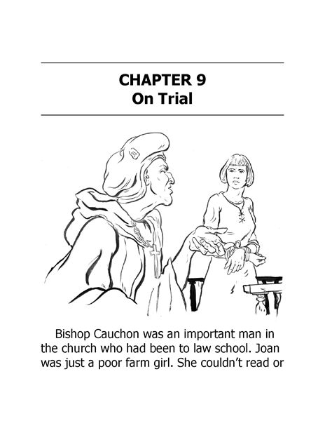 23 Who Was Joan of Arc 10 Chapter 9 On Trial -- 绘本听读宝在线台词全文