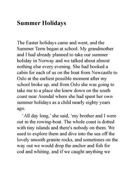 女巫 05 Summer Holidays -- 绘本听读宝在线台词全文