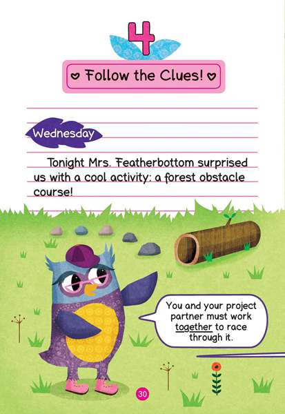 12 Eva's Campfire Adventure 4 Follow the Clues! -- 绘本听读宝在线台词全文