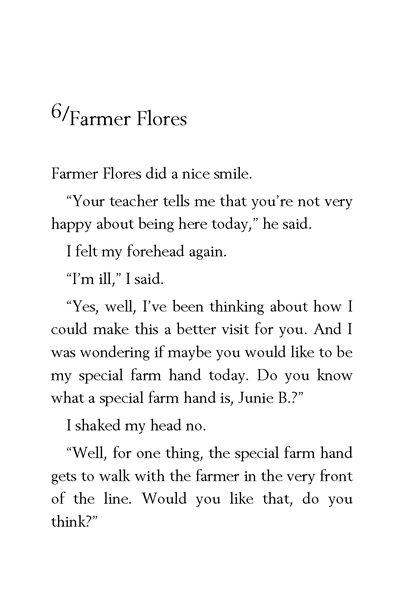 15 Junie B. Jones Has a Peep in Her Pocket 6. Farmer Flores -- 绘本听读宝在线台词全文