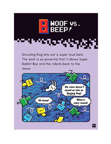 4 Super Rabbit Boss 8 WOOF VS. BEEP! -- 绘本听读宝在线台词全文