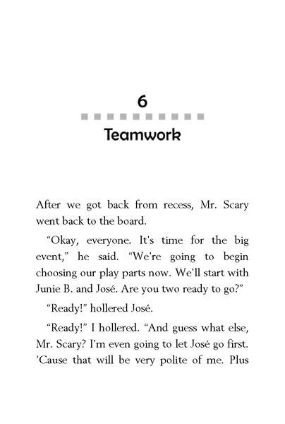 23 Junie B. First Grader - Shipwrecked 6. Teamwork -- 绘本听读宝在线台词全文