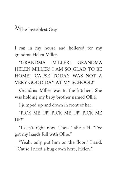 8 Junie B. Jones Has a Monster Under Her Bed 3. The Invisiblest Guy -- 绘本听读宝在线台词全文