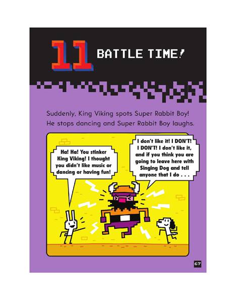 1 Game Over, Super Rabbit Boy! 11 BATTLE TIME! -- 绘本听读宝在线台词全文