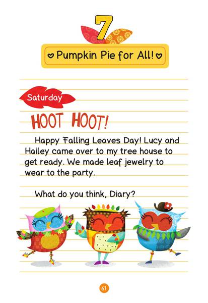 11 Trip to the Pumpkin Farm 7 Pumpkin Pie for All! -- 绘本听读宝在线台词全文
