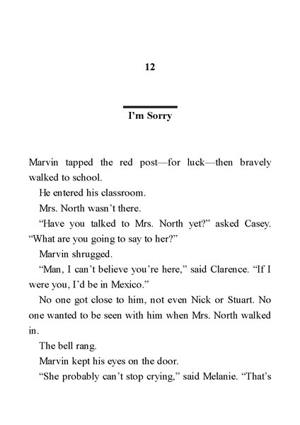 4.Alone in His Teacher's House 12. I’m Sorry -- 绘本听读宝在线台词全文