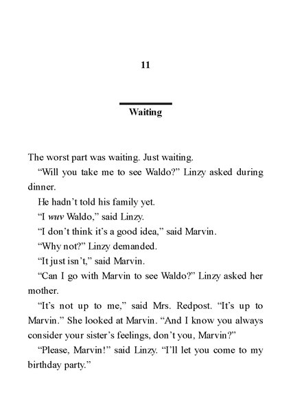 4.Alone in His Teacher's House 11. Waiting -- 绘本听读宝在线台词全文