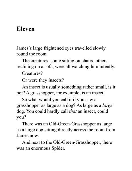 詹姆斯与大仙桃 11 Eleven -- 绘本听读宝在线台词全文