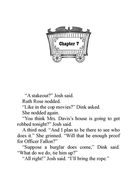 The Canary Caper Chapter 7 -- 绘本听读宝在线台词全文