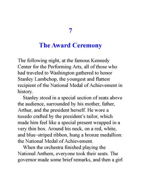 9 The US Capital Commotion 7. The Award Ceremony -- 绘本听读宝在线台词全文