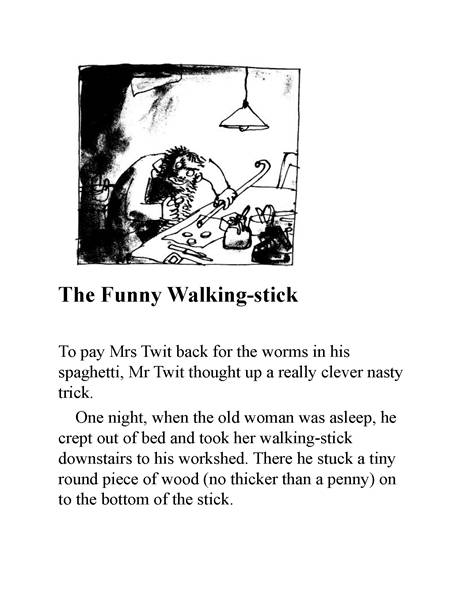 蠢特夫妇 08 The Funny Walking-stick -- 绘本听读宝在线台词全文