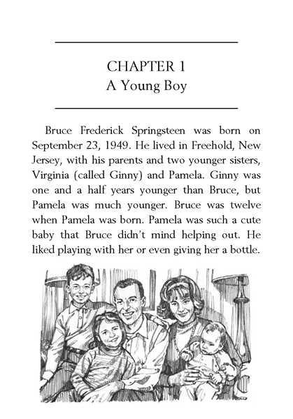 29 Who Is Bruce Springsteen 1 A Young Boy -- 绘本听读宝在线台词全文