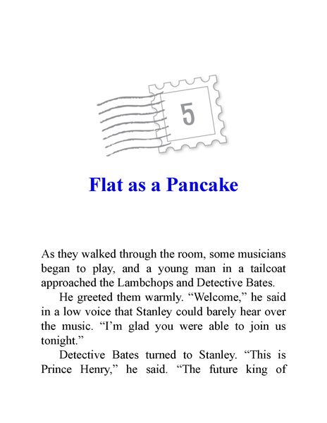 14 On a Mission for Her Majesty 5. Flat as a Pancake -- 绘本听读宝在线台词全文