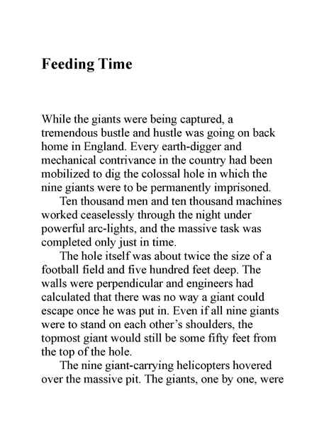 好心眼的巨人 23 Feeding Time -- 绘本听读宝在线台词全文