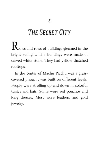 34 Late Lunch with Llamas 6 The Secret City -- 绘本听读宝在线台词全文
