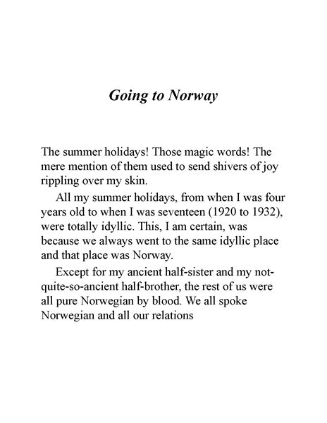 好小子 06 Going to Norway -- 绘本听读宝在线台词全文