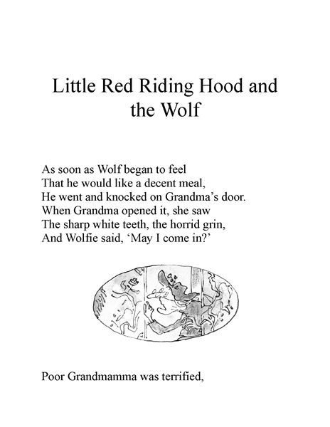 反叛的童谣 5 Little Red Riding Hood and the Wolf -- 绘本听读宝在线台词全文