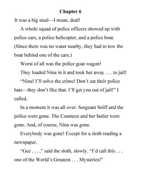 3 The Goat Who Chewed Too Much Chapter 6 -- 绘本听读宝在线台词全文