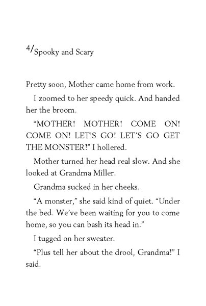8 Junie B. Jones Has a Monster Under Her Bed 4. Spooky and Scary -- 绘本听读宝在线台词全文
