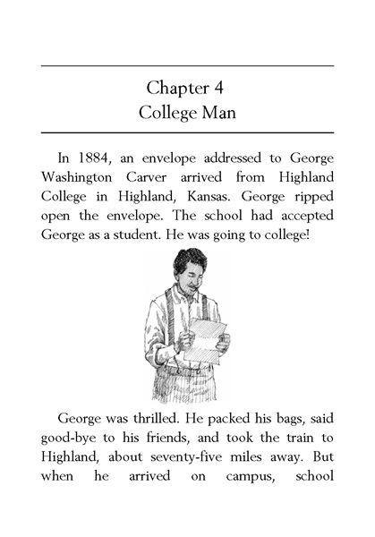 44 Who Was George Washington Carver 4 College Man -- 绘本听读宝在线台词全文