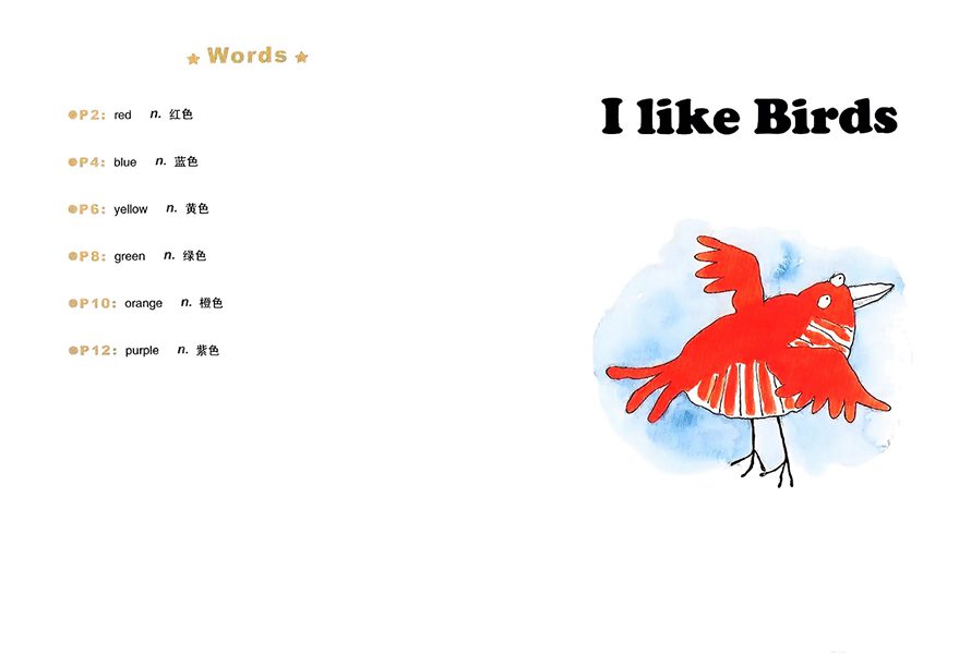 第一辑 I Like Birds -- 绘本听读宝在线台词全文