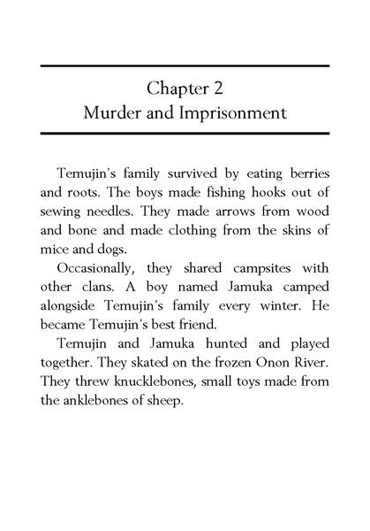 43 Who Was Genghis Khan 3 Murder and Imprisonment -- 绘本听读宝在线台词全文
