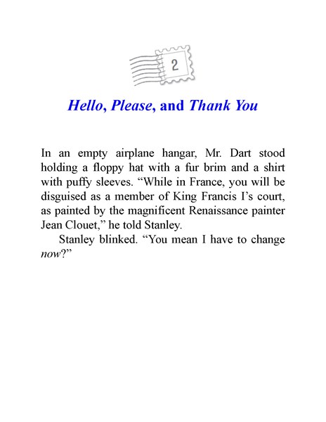 11 Framed in France 2. Hello, Please, and Thank You -- 绘本听读宝在线台词全文