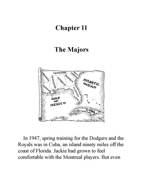24 Who Was Jackie Robinson 12 Chapter 11 The Majors -- 绘本听读宝在线台词全文