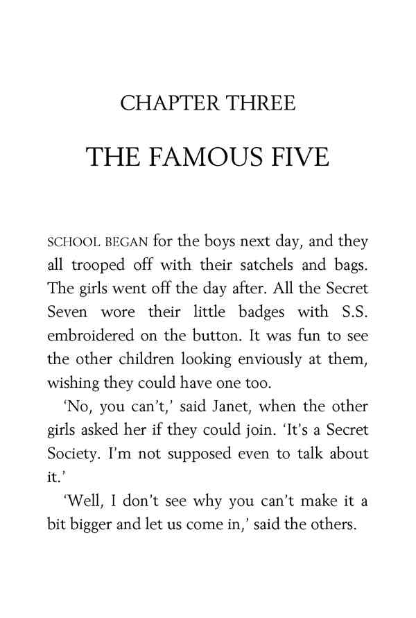 4 Secret Seven On The Trail 3 THE FAMOUS FIVE -- 绘本听读宝在线台词全文