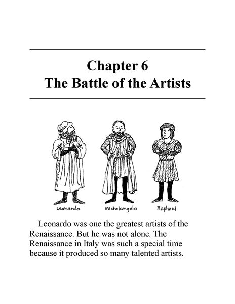 2 Who Was Leonardo da Vinci 7 Chapter 6 The Battle of the Artists -- 绘本听读宝在线台词全文