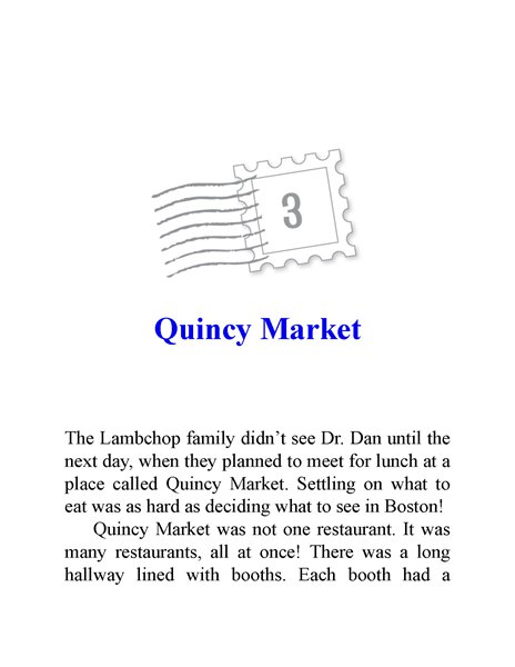13 The Midnight Ride of Flat Revere 3. Quincy Market -- 绘本听读宝在线台词全文