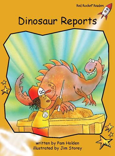 Fluency Level 4 Fiction 11 Dinosaur Reports -- 绘本听读宝在线台词全文