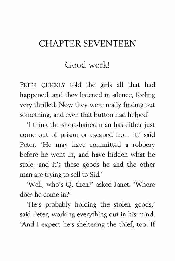 6 Good Work, Secret Seven 17 Good work! -- 绘本听读宝在线台词全文