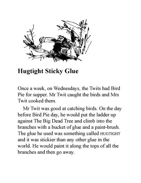 蠢特夫妇 15 Hugtight Sticky Glue -- 绘本听读宝在线台词全文