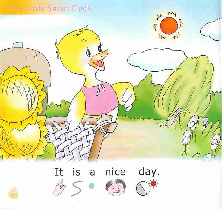 幼儿英语浸入式 17 The Little Smart Duck -- 绘本听读宝在线台词全文