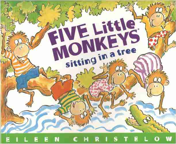 Five Little Monkeys 6 Sitting in a Tree -- 绘本听读宝在线台词全文
