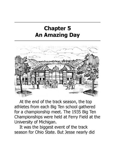 19 Who Was Jesse Owens 6 Chapter 5 An Amazing Day -- 绘本听读宝在线台词全文