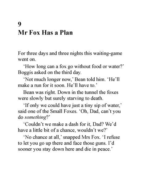 了不起的狐狸爸爸 09 Mr Fox Has a Plan -- 绘本听读宝在线台词全文