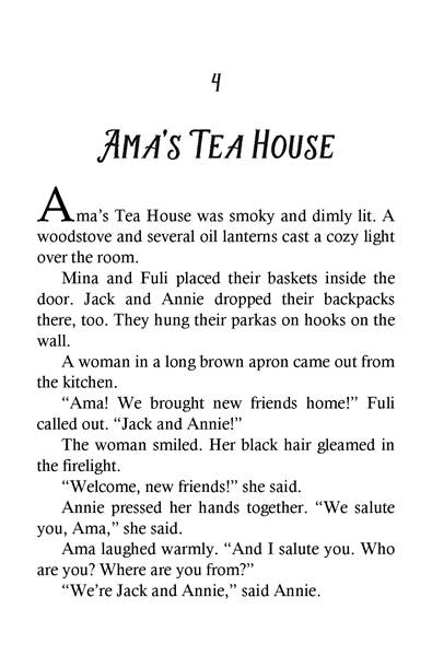 36 Sunlight on the Snow Leopard 4 Ama’s Tea House -- 绘本听读宝在线台词全文
