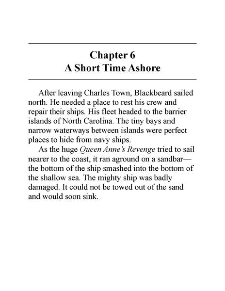 22 Who Was Blackbeard 7 Chapter 6 A Short Time Ashore -- 绘本听读宝在线台词全文