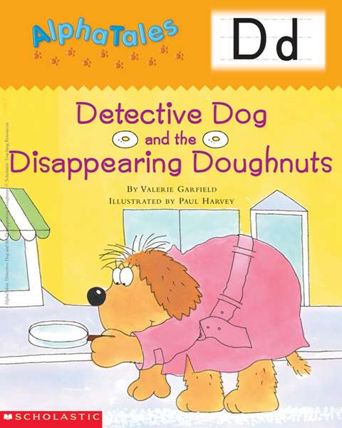 学乐字母故事 【D】Detective Dogs and the Disappearing Doughnut -- 绘本听读宝在线台词全文