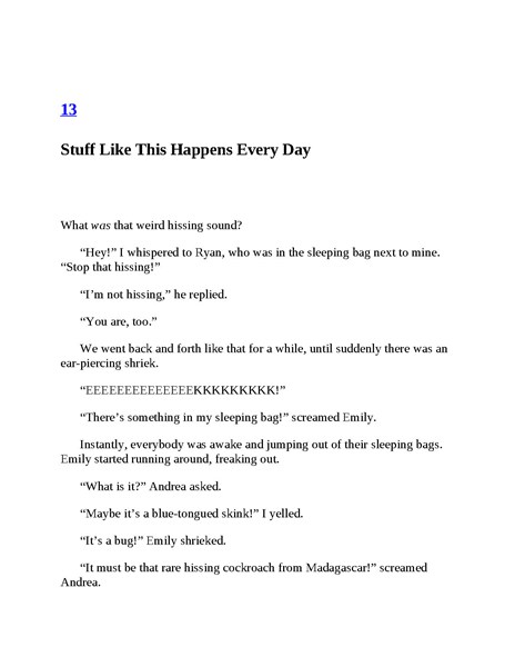 21 Ms. Krup Cracks Me Up! 13 Ch13-Stuff Like This Happens Every Day -- 绘本听读宝在线台词全文