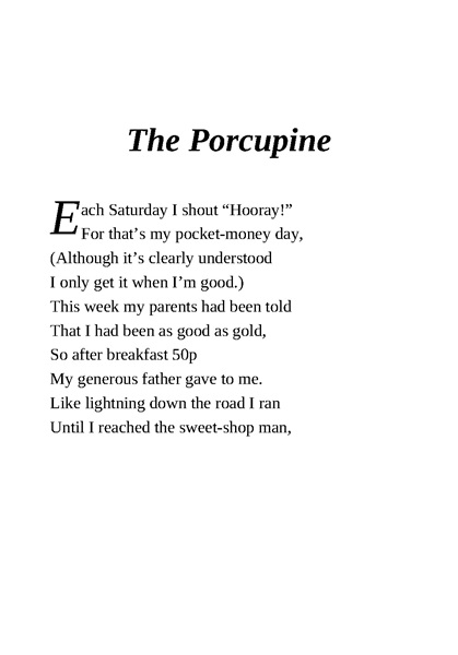 肮脏的野兽 6 The Porcupine -- 绘本听读宝在线台词全文